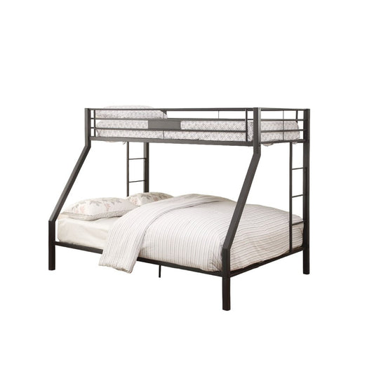 Black Twin Over Full Bunk Bed