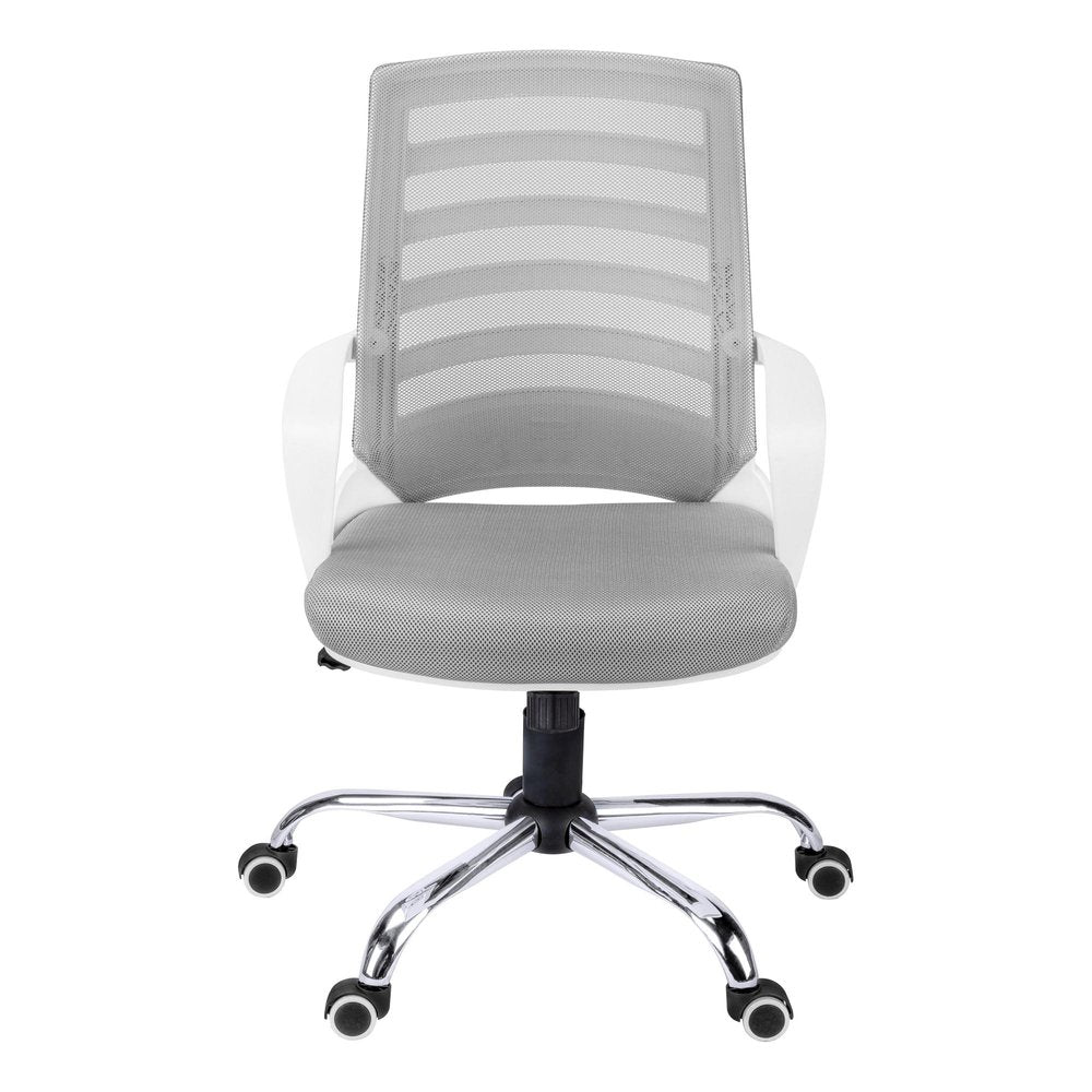 Black Adjustable Height Swivel Rolling Office Chair