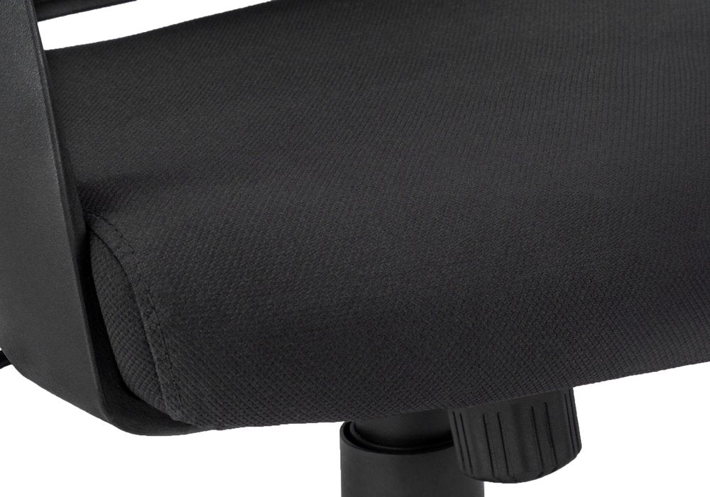 Gray Fabric Tufted Seat Swivel Adjustable Executive Chair Fabric Back Plastic Frame