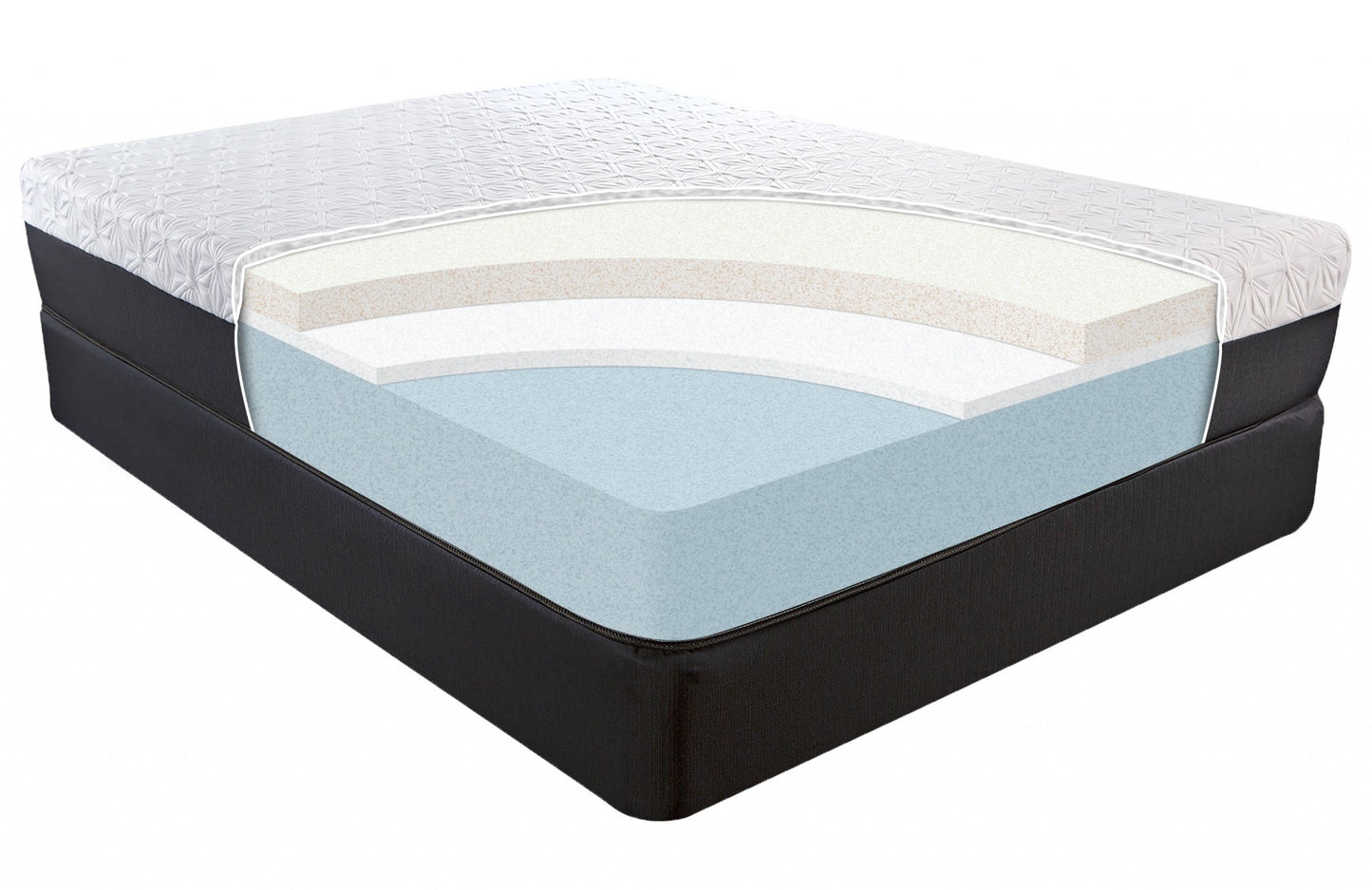 12" Foam Copper Infused Gel Memory Foam Mattress