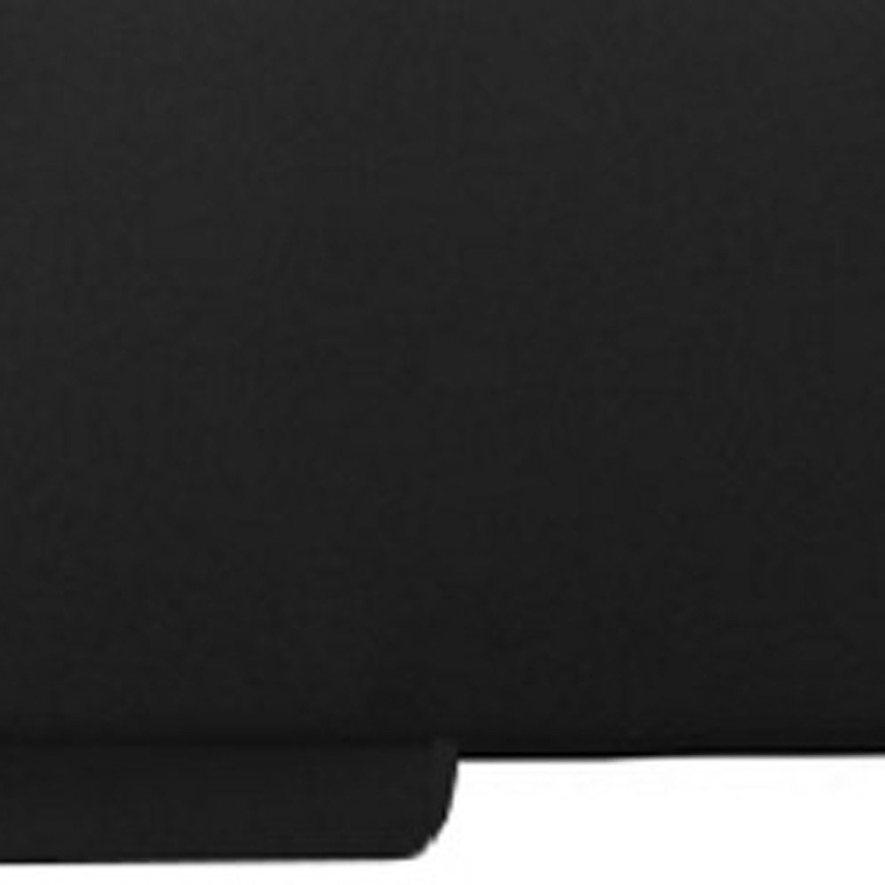 Black Faux Leather King Bed Frame