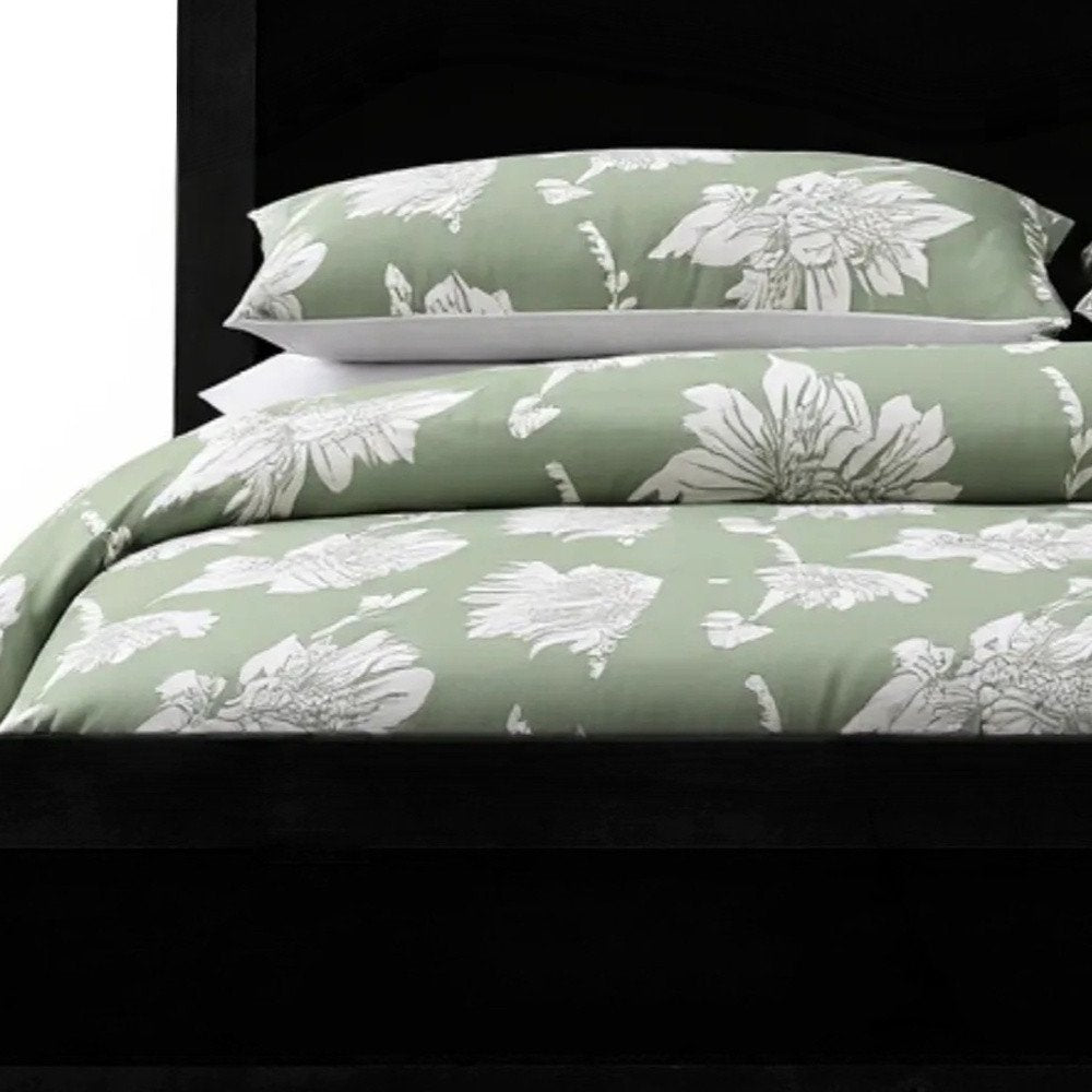Black Inlaid Panels Solid Wood Queen Bed Frame