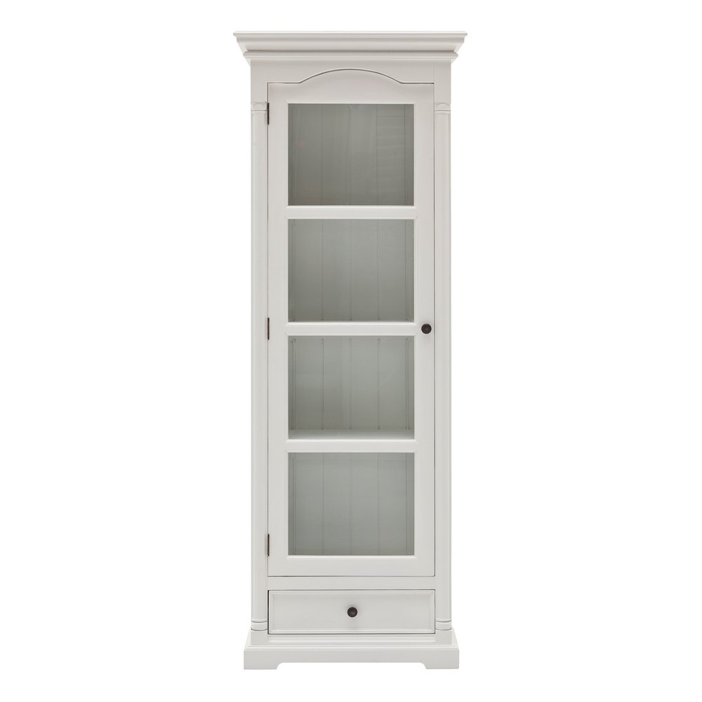 75" White Solid Wood Pantry Or Storage Closet