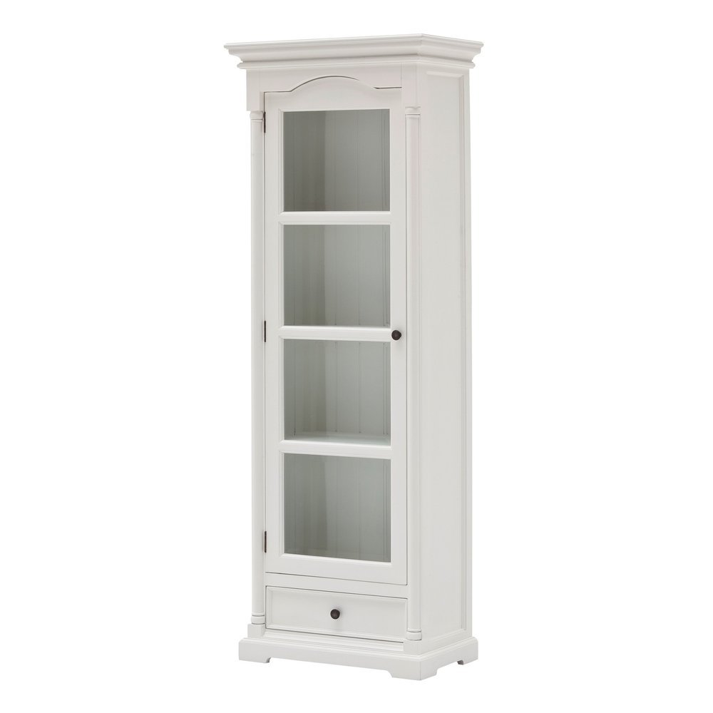 75" White Solid Wood Pantry Or Storage Closet