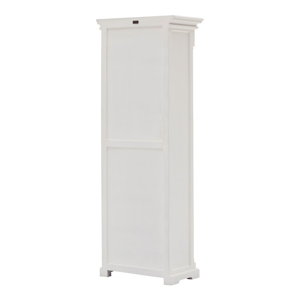 75" White Solid Wood Pantry Or Storage Closet
