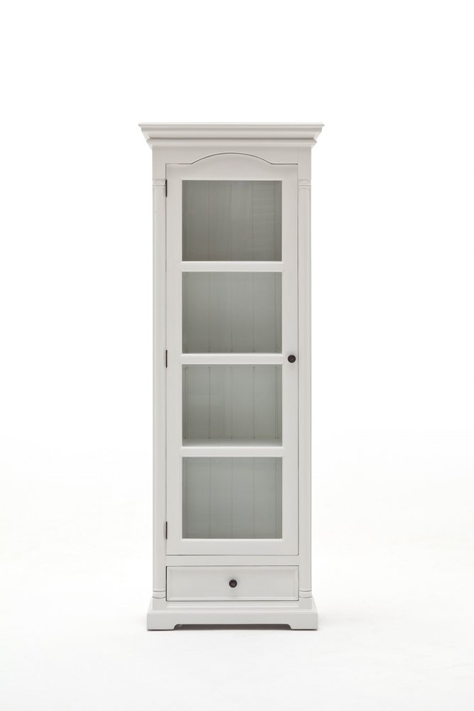 75" White Solid Wood Pantry Or Storage Closet