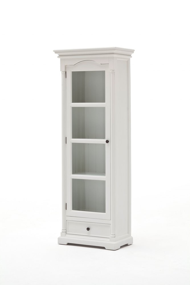 75" White Solid Wood Pantry Or Storage Closet
