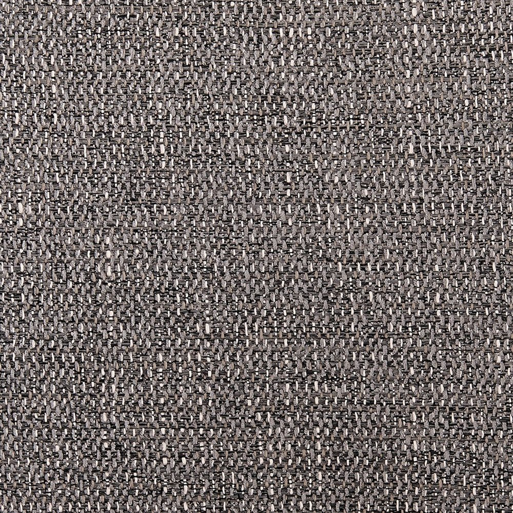 Set of Two Light Gray and Black Upholstered Fabric Dining Arm Chairs