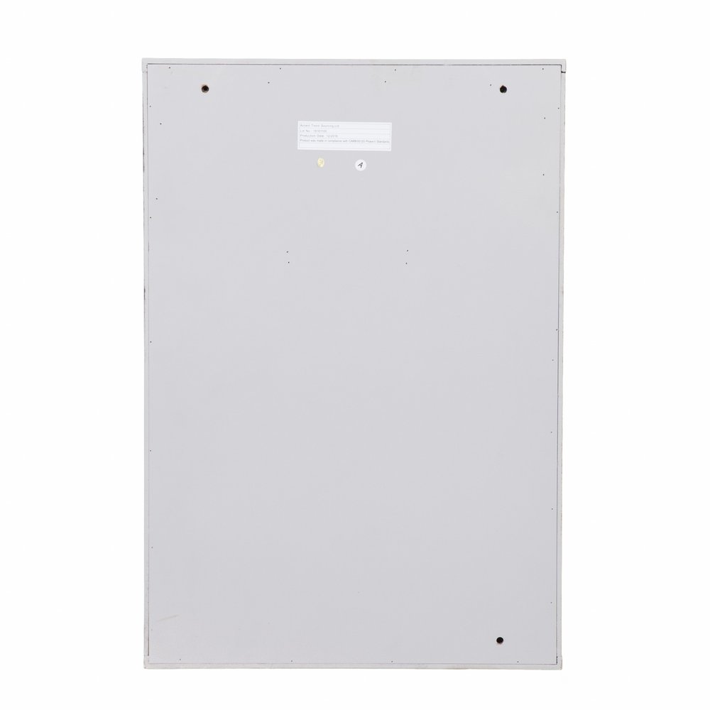 22" Gray Wall Mounted Floating Desk