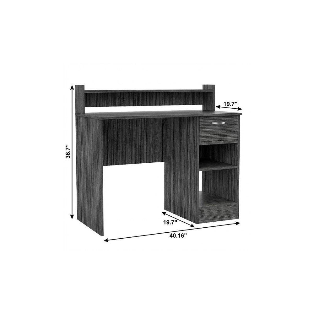 40" Graphite Computer Desk