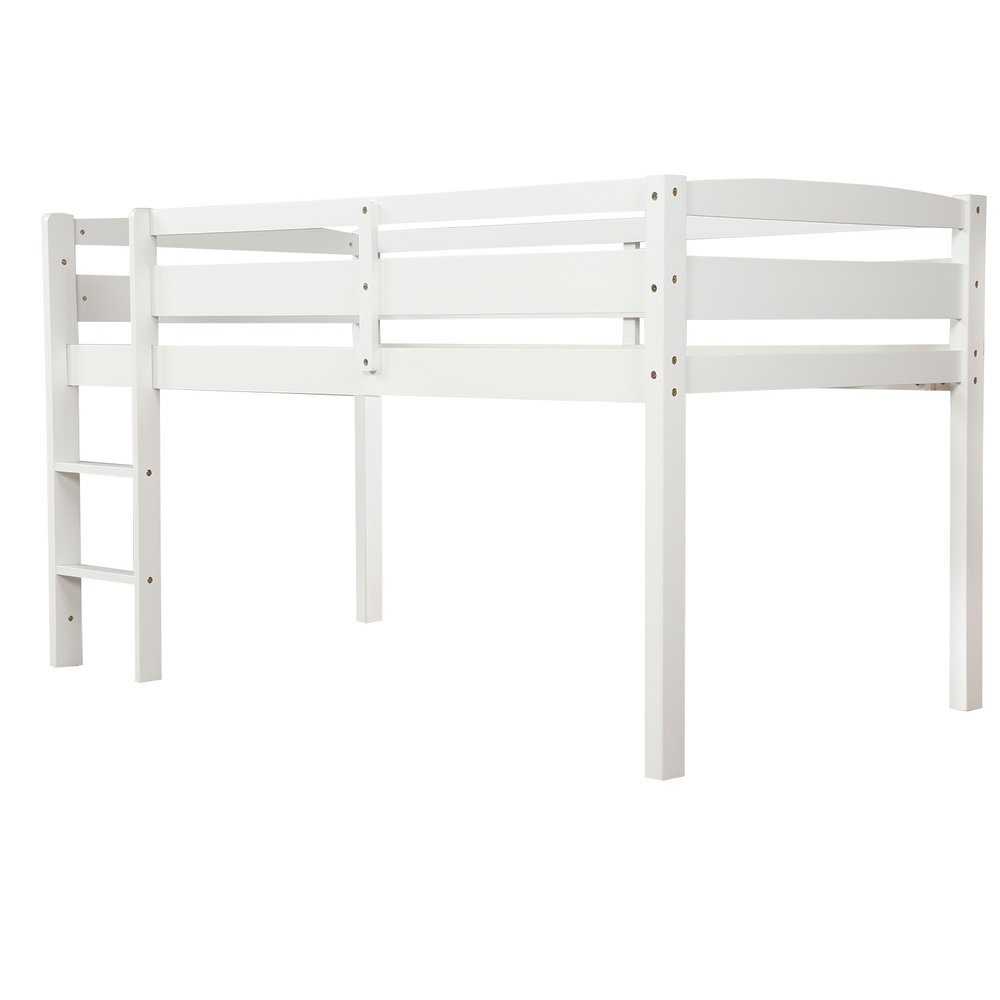 White Twin Size Lof Loft Bed