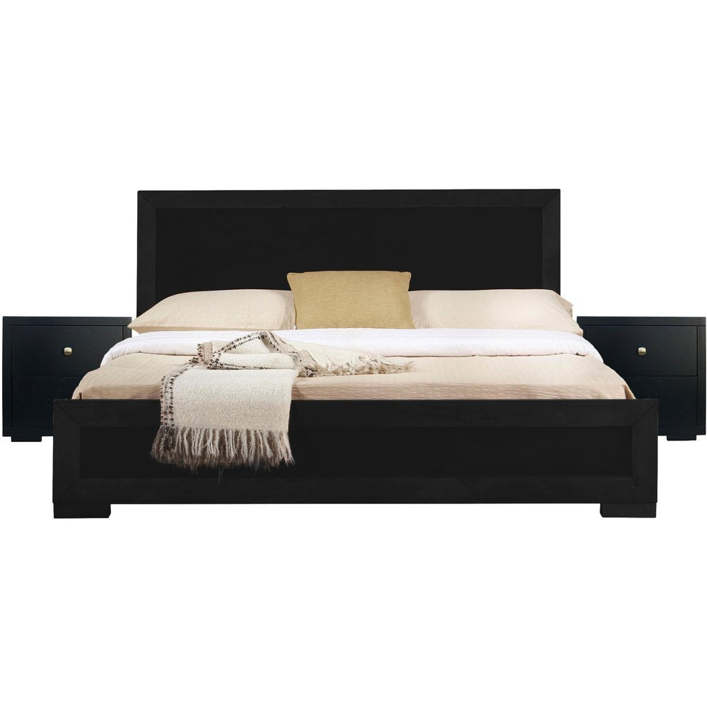Cherry Blossom Pink Wood King With Yes Bed Frame
