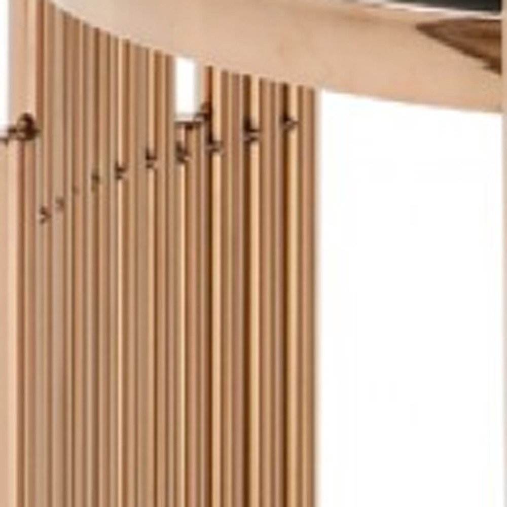 20" Rosegold And Black Glass And Stainless Steel Round End Table With Shelf