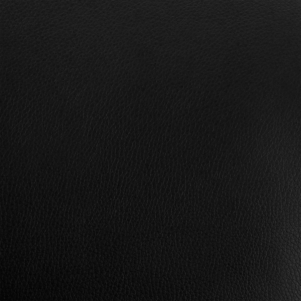 26" Black Fabric and Iron Low Back Counter Height Swivel Bar Chair