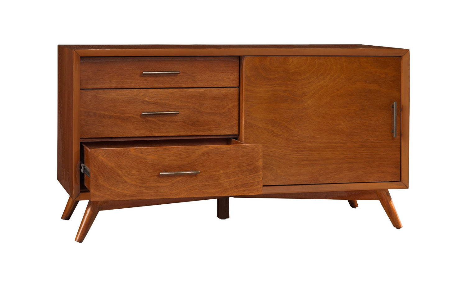 Flynn Small TV Console, Cherry Acorn