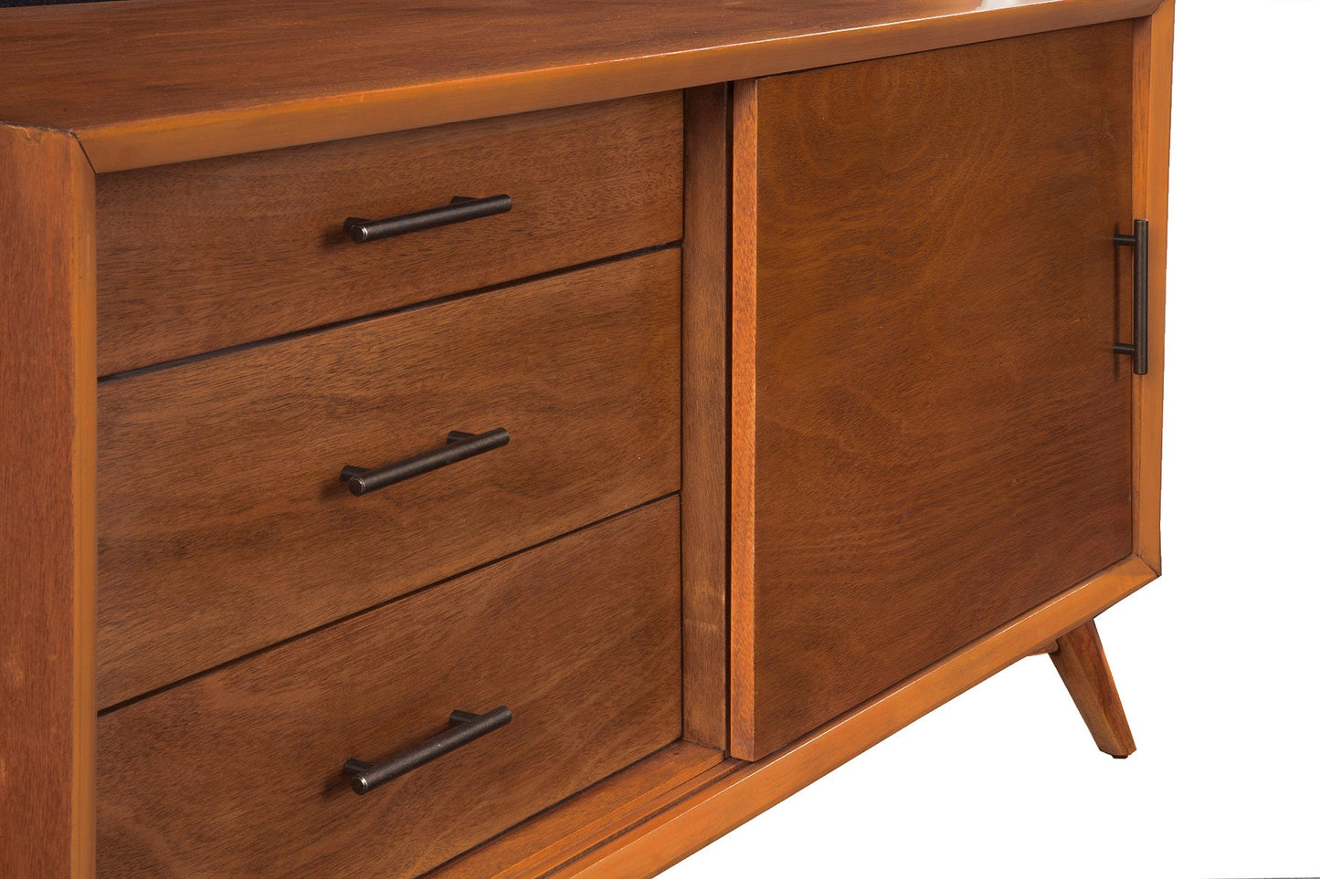 Flynn Small TV Console, Cherry Acorn