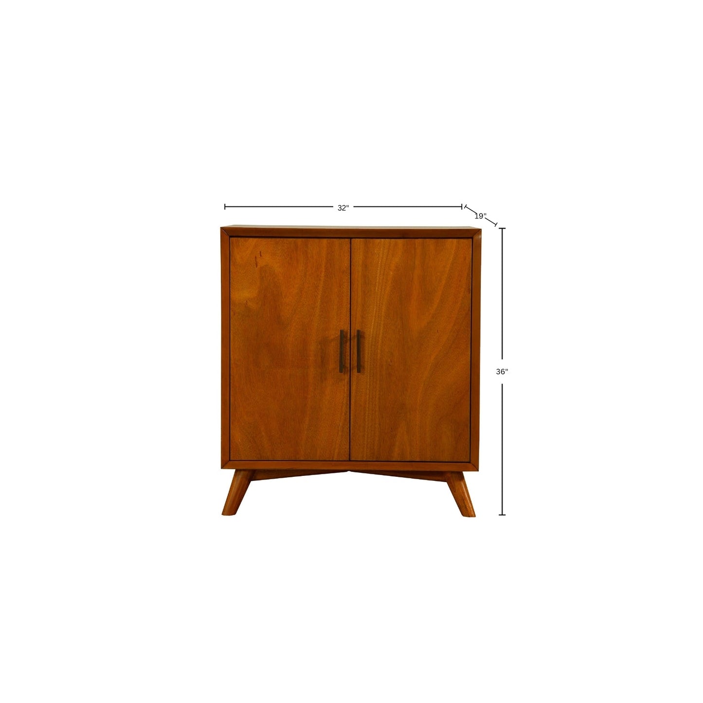 Flynn Small Bar Cabinet, Cherry Acorn