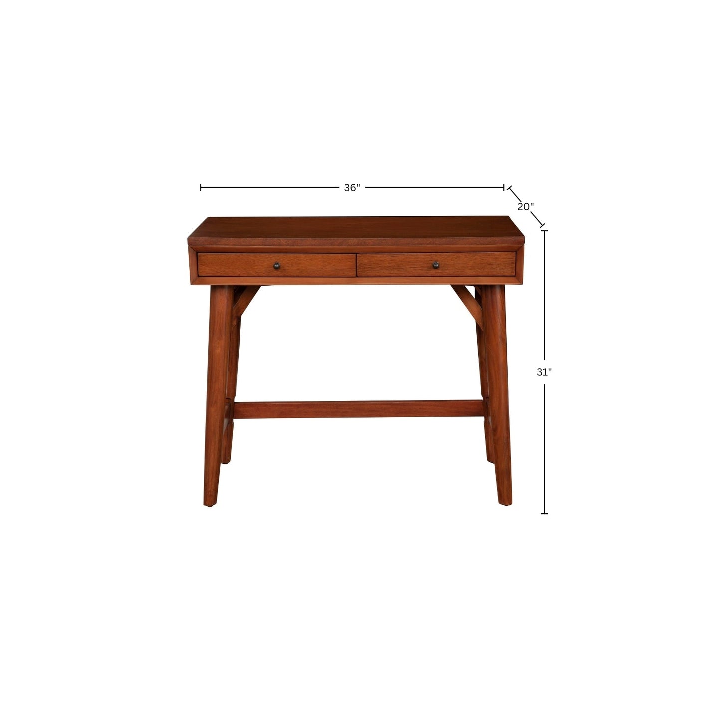 Flynn Mini Desk, Cherry Acorn