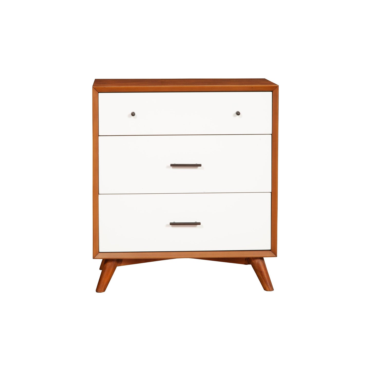 Flynn Small Chest, Cherry Acorn/White