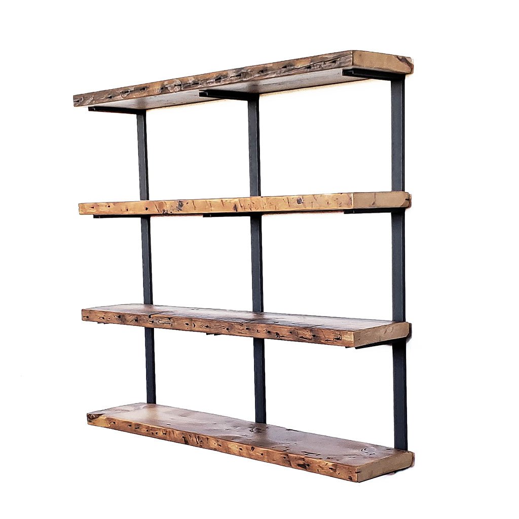 Wall Mount 4 Shelf Unit: 44" H