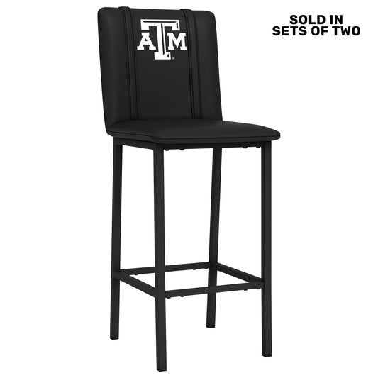 Bar Stool 500 with Texas A&M Aggies Primary Logo Set of 2