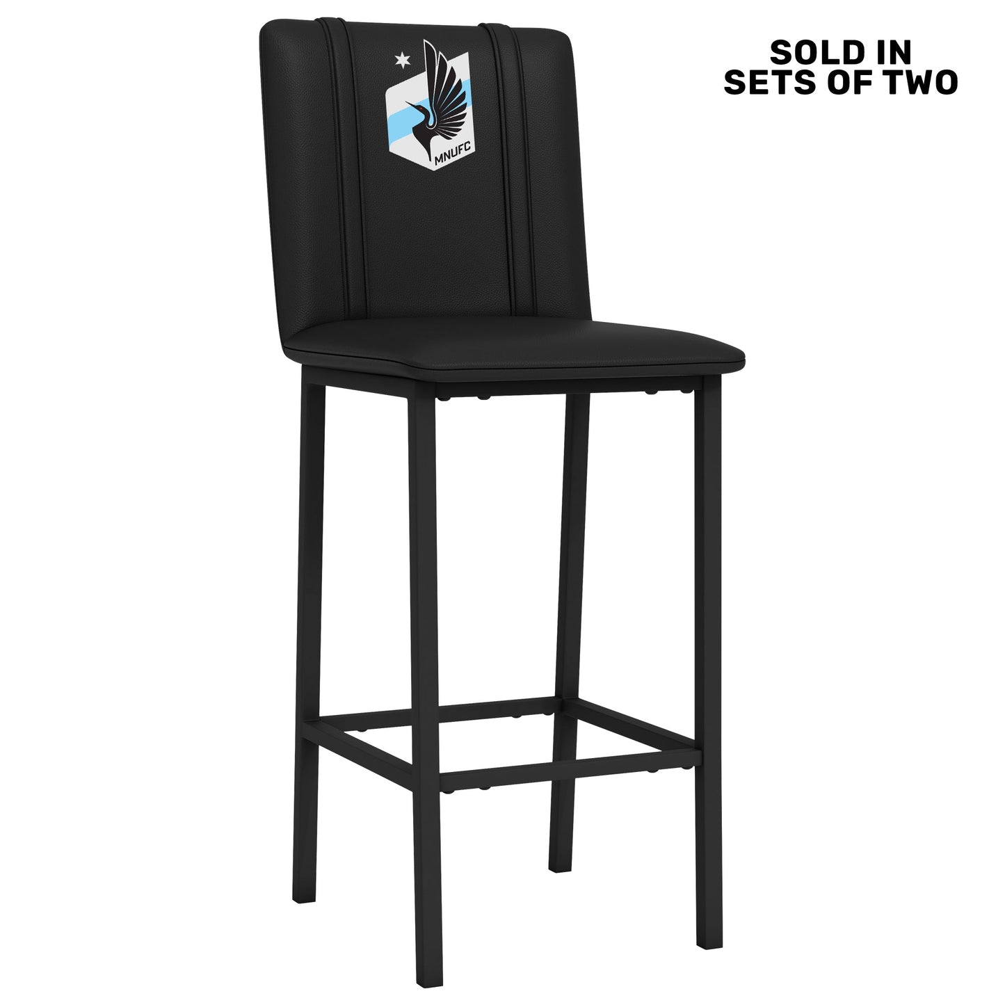 Bar Stool 500 with Minnesota United FC Logo Set of 2