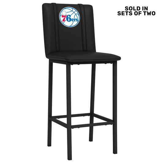 Bar Stool 500 with Philadelphia 76ers Primary Set of 2