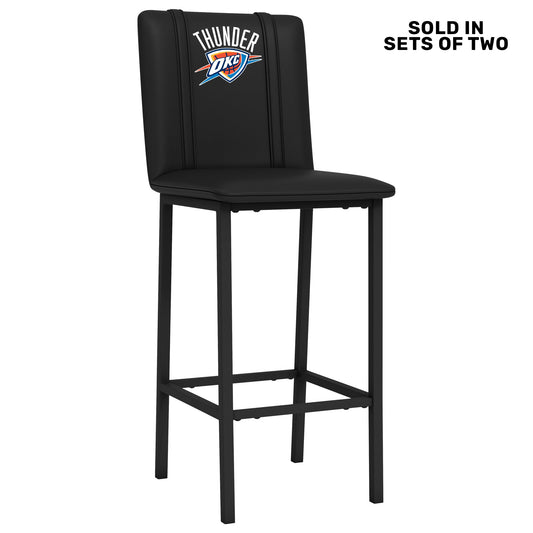 Bar Stool 500 with Oklahoma City Thunder Logo Set of 2