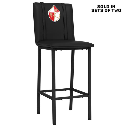 Bar Stool 500 with San Francisco 49ers Classic Logo Set of 2