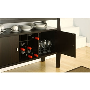Dining Room Sideboard Buffet Server with Wine Rack