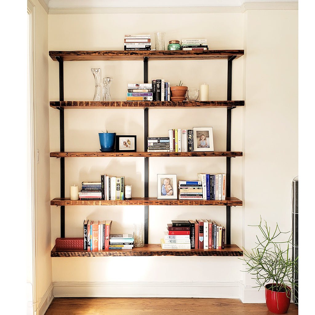Wall Mount 5 Shelf Unit: 72"H