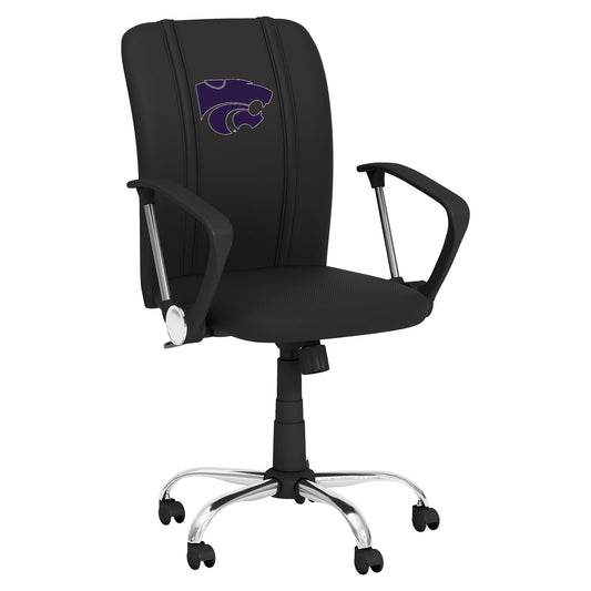 Curve Task Chair with Kansas State Wildcats Logo