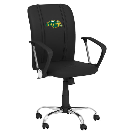 Curve Task Chair with North Dakota State Bison Primary Logo