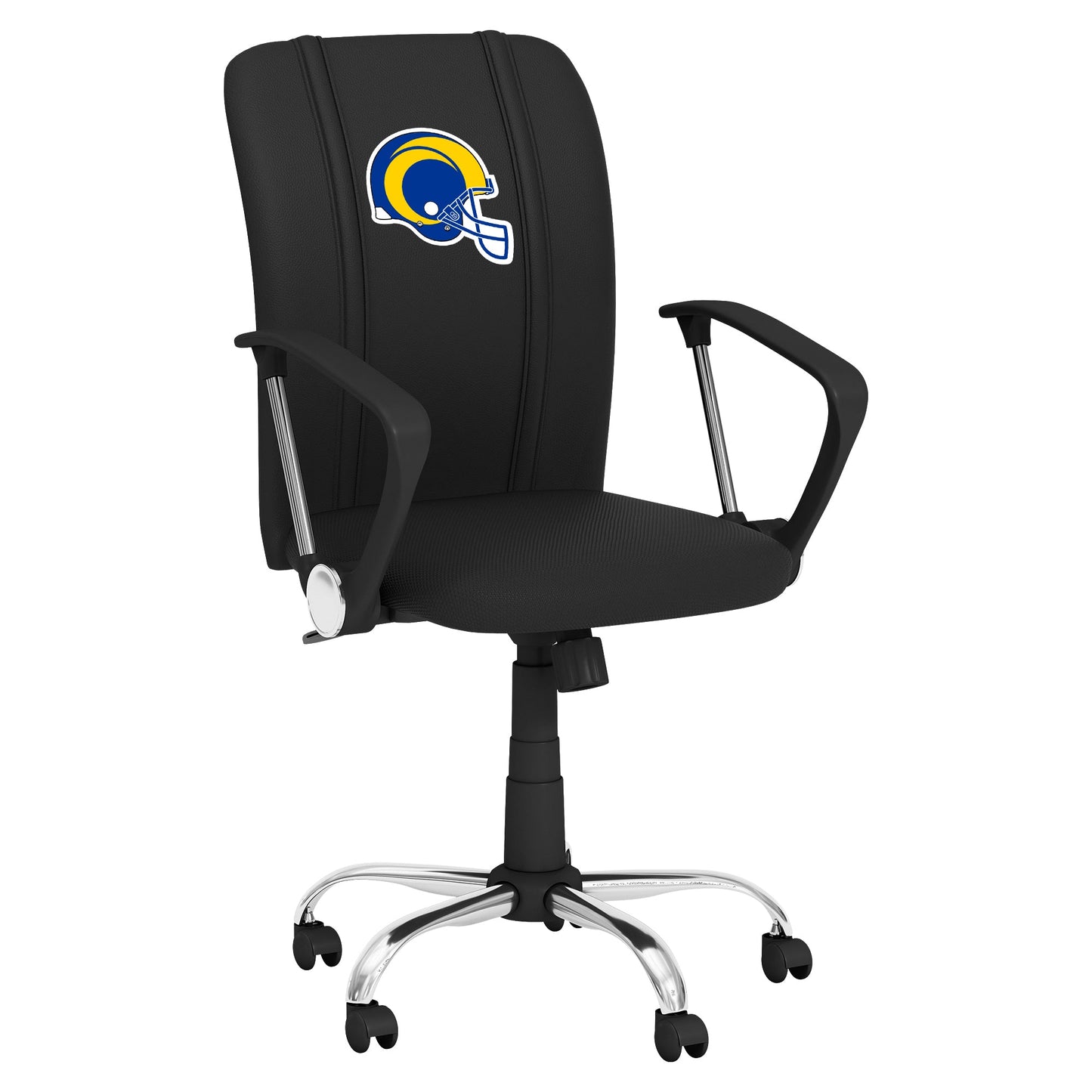 Curve Task Chair with Los Angeles Rams Helmet Logo