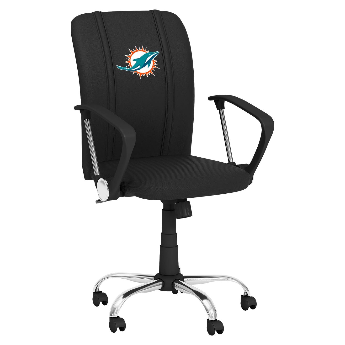 Curve Task Chair with Miami Dolphins Primary Logo