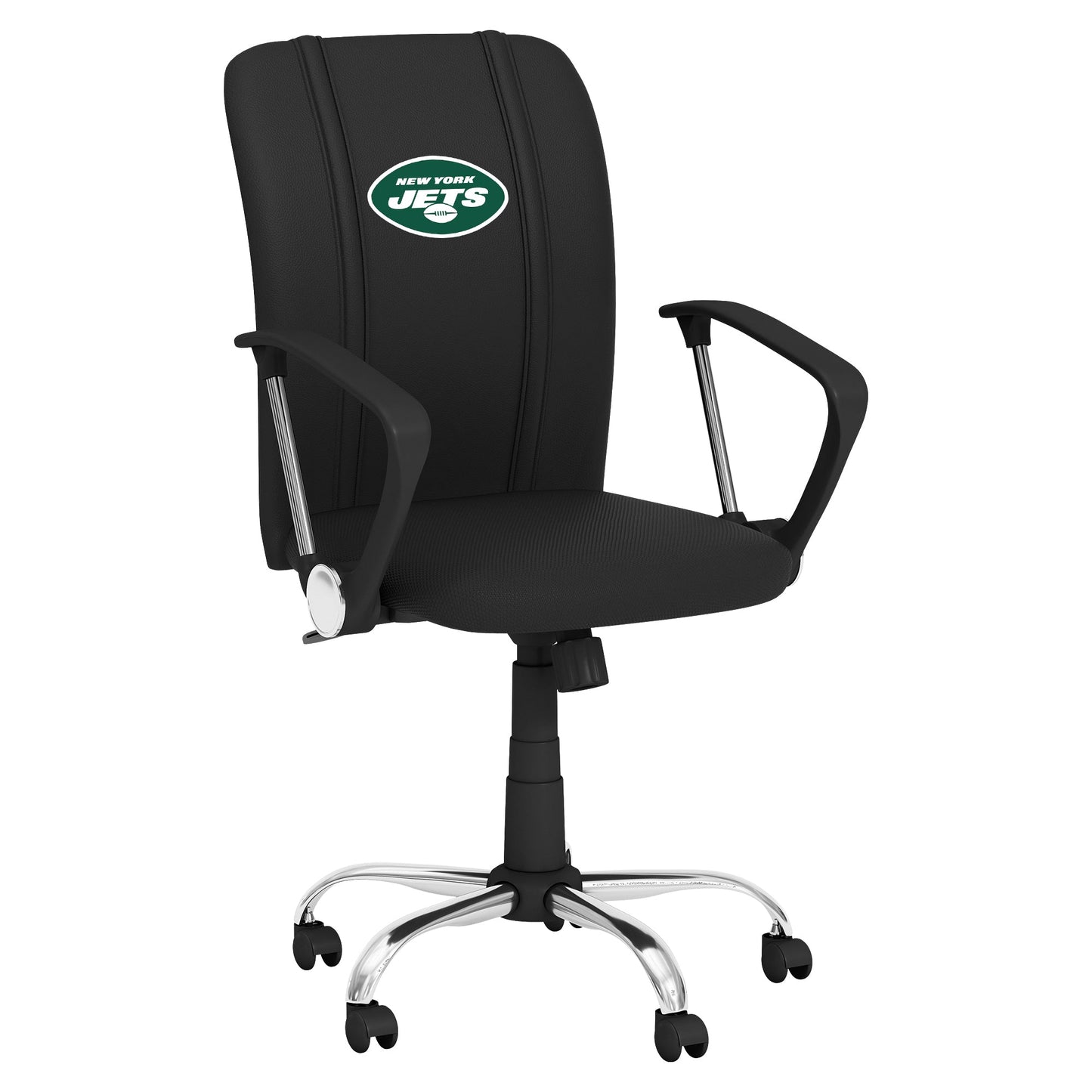 Curve Task Chair with New York Jets Primary Logo
