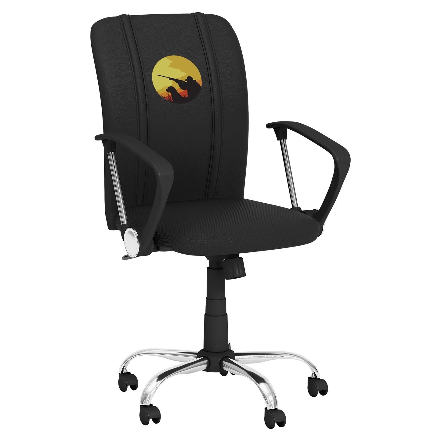 Curve Task Chair with Hunter and Dog Logo