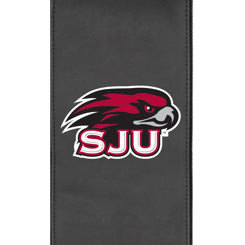 Curve Task Chair with St Josephs Hawks Logo