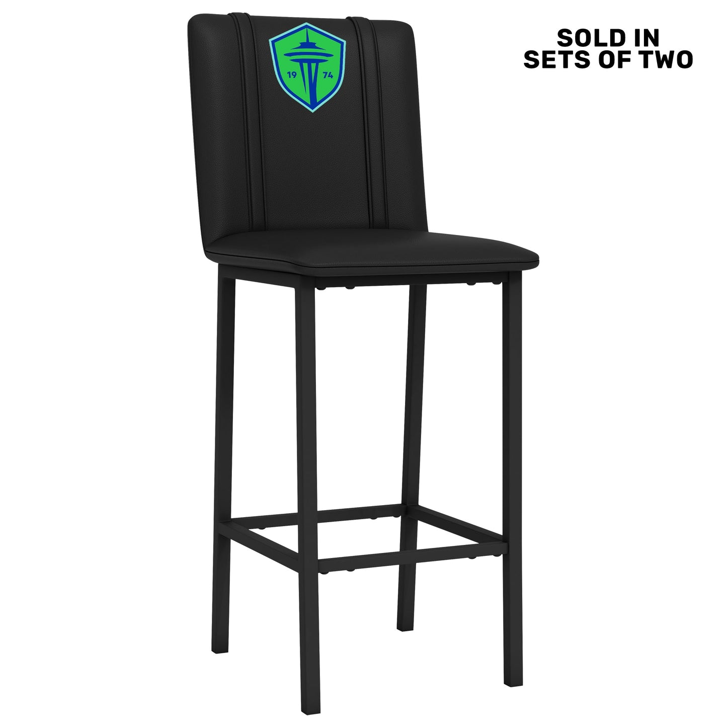 Bar Stool 500 with Seattle Sounders FC Primary Logo Set of 2