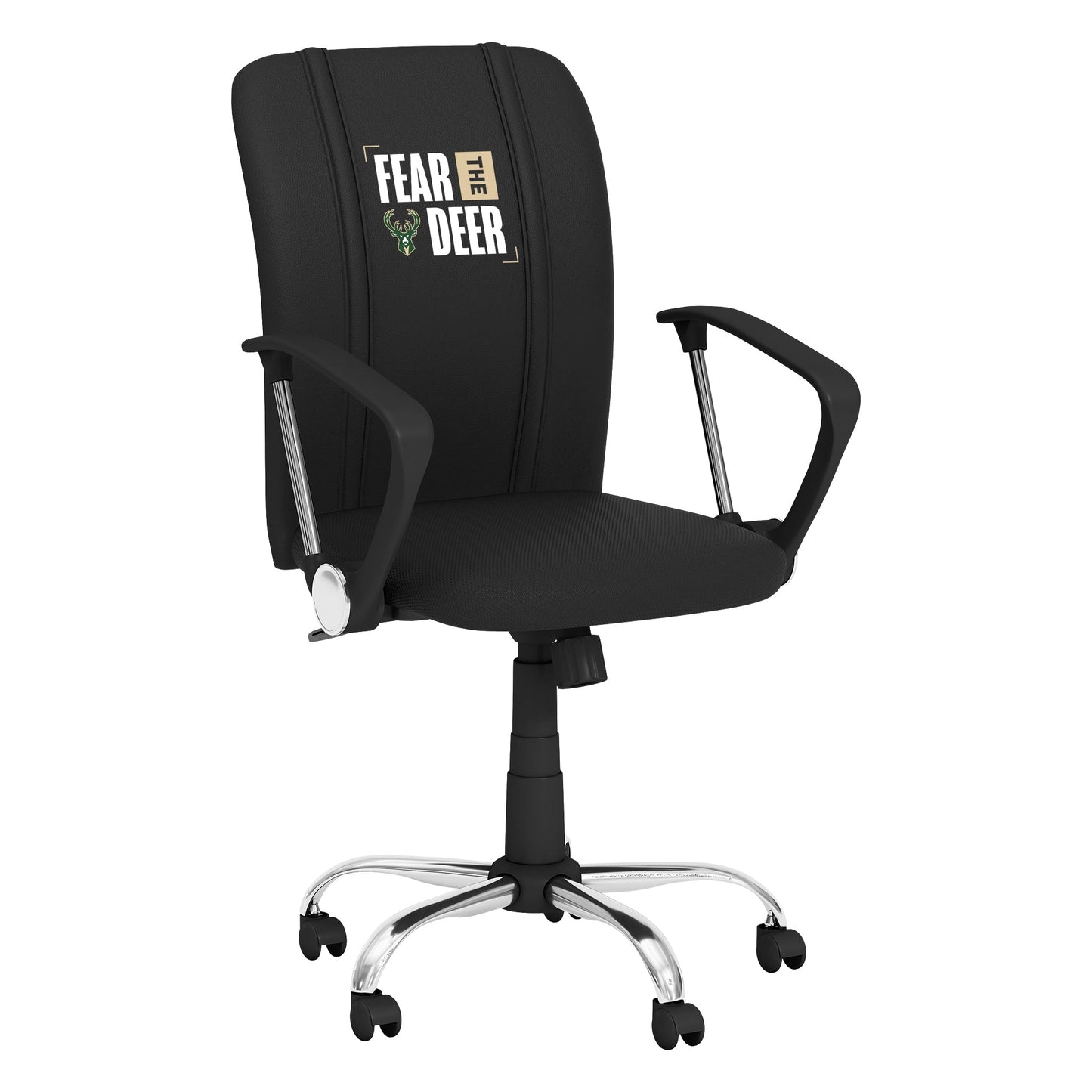 Curve Task Chair with Milwaukee Bucks 2024 Playoffs Logo