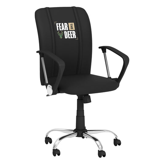 Curve Task Chair with Milwaukee Bucks 2024 Playoffs Logo