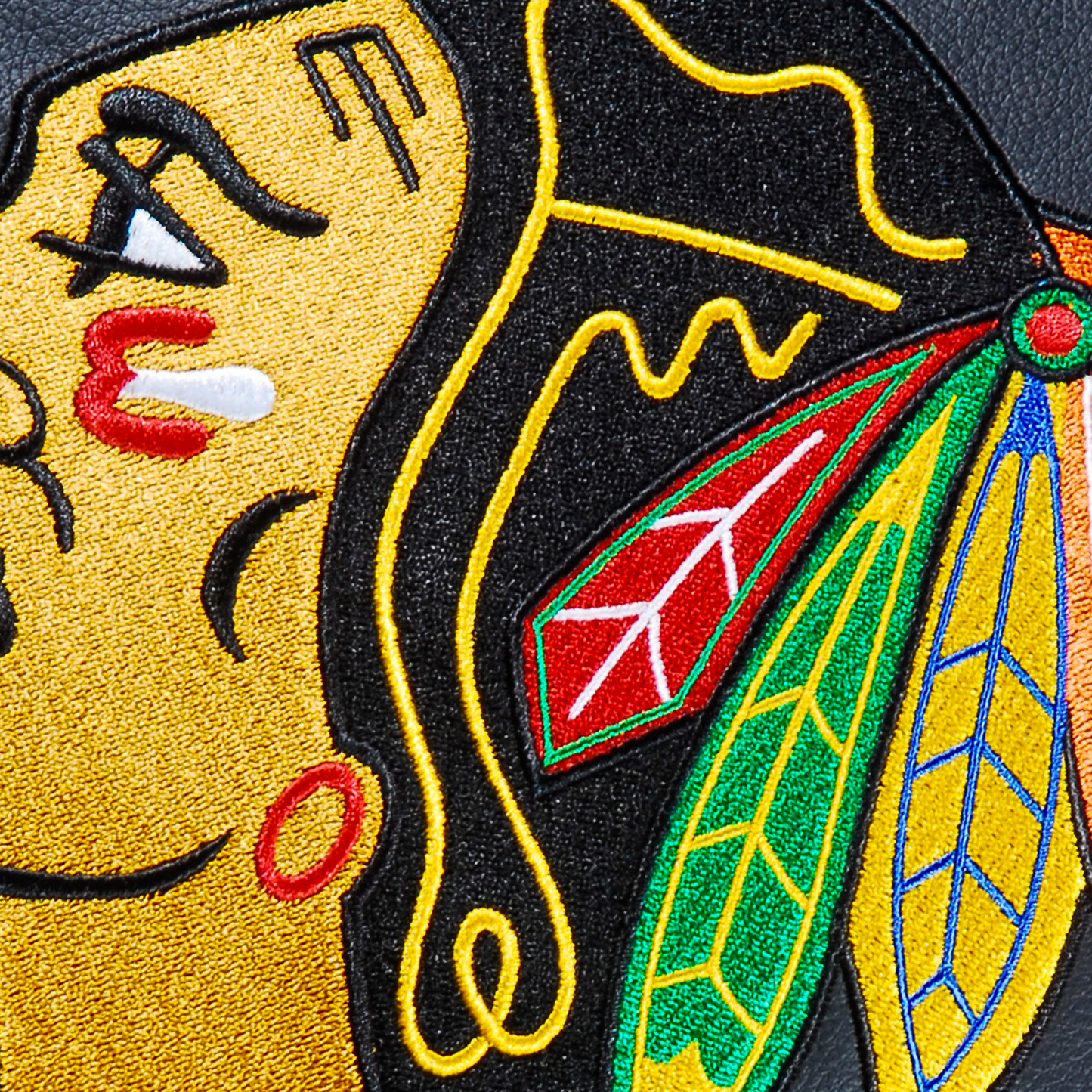 Curve Task Chair with Chicago Blackhawks Logo