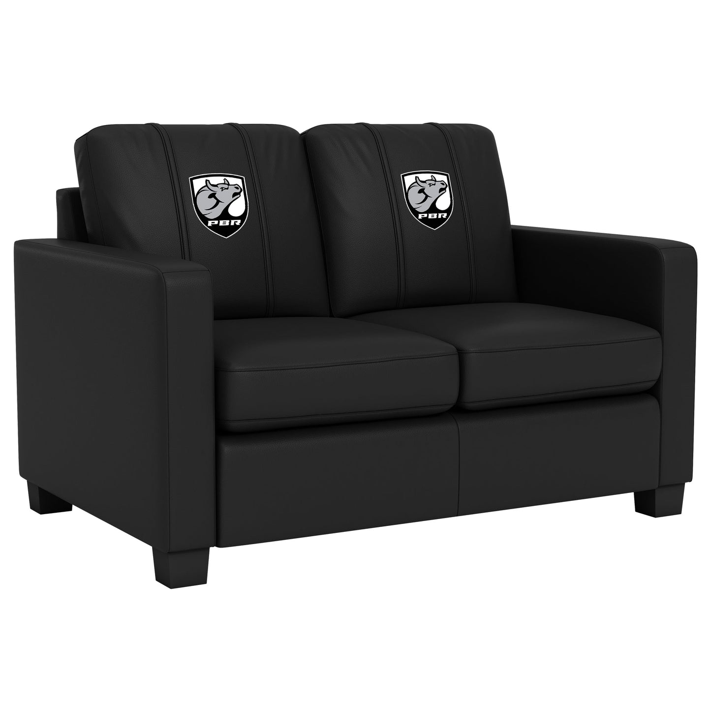 Dyno Stationary Loveseat with  Professional Bull Riders Bull Head Shield Logo