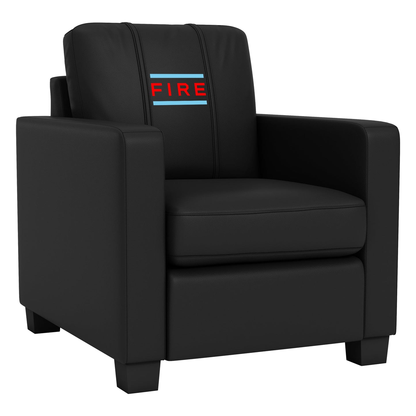 Dyno Stationary Club Chair with Chicago Fire FC Wordmark Logo