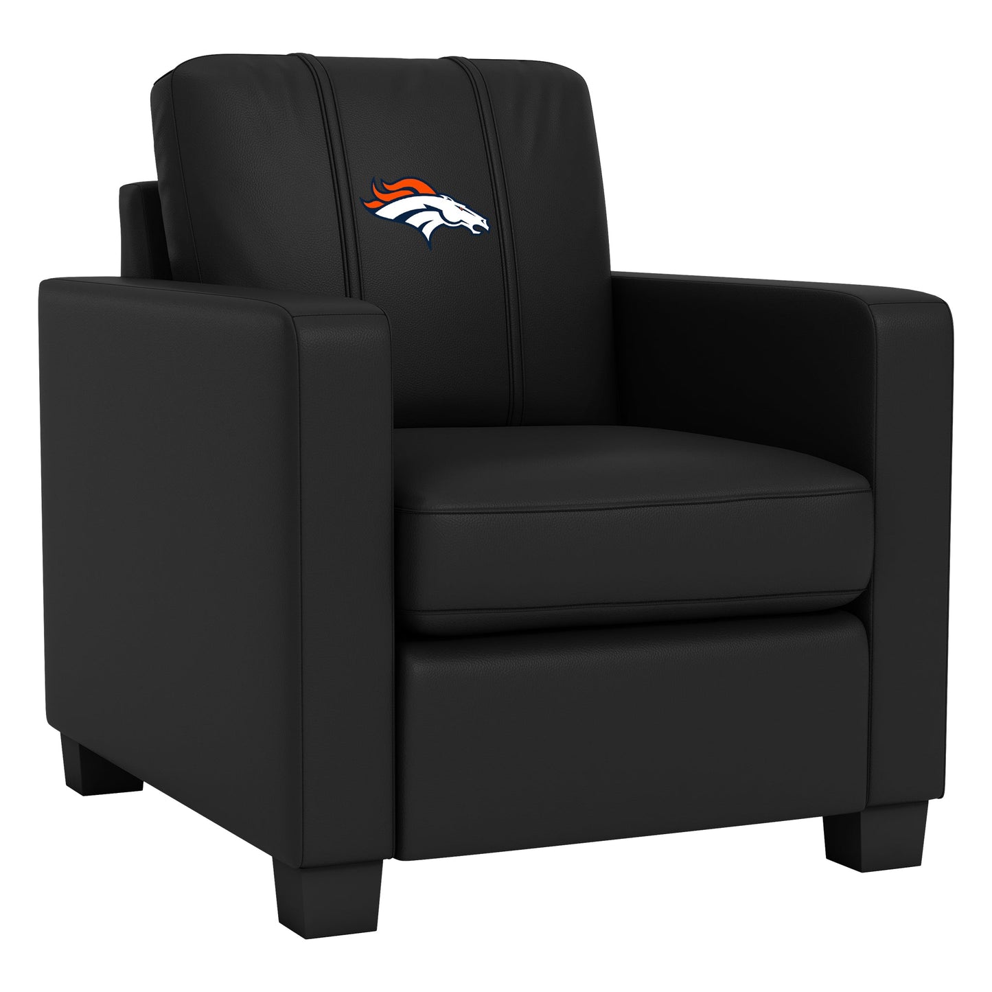 Dyno Stationary Club Chair with Denver Broncos Primary Logo