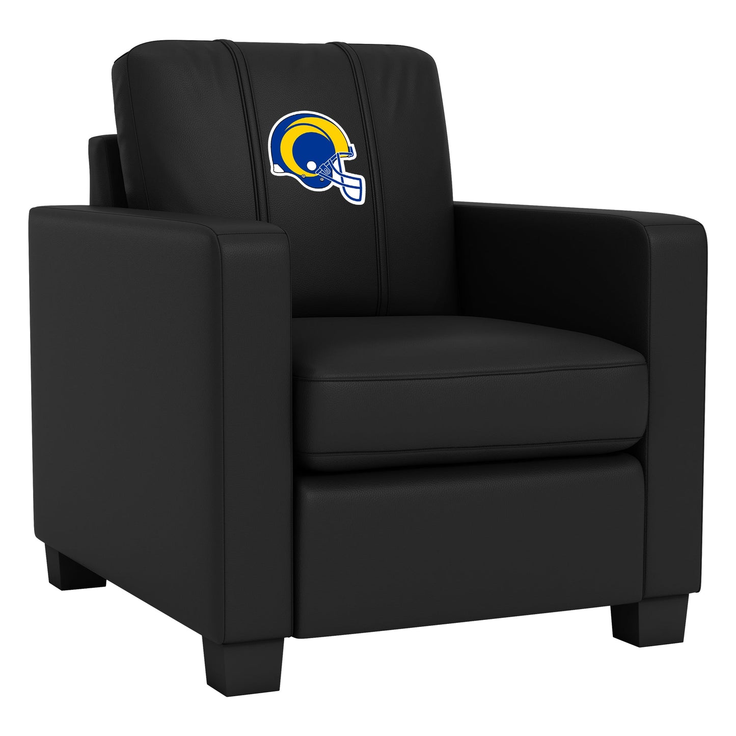 Dyno Stationary Club Chair with Los Angeles Rams Helmet Logo