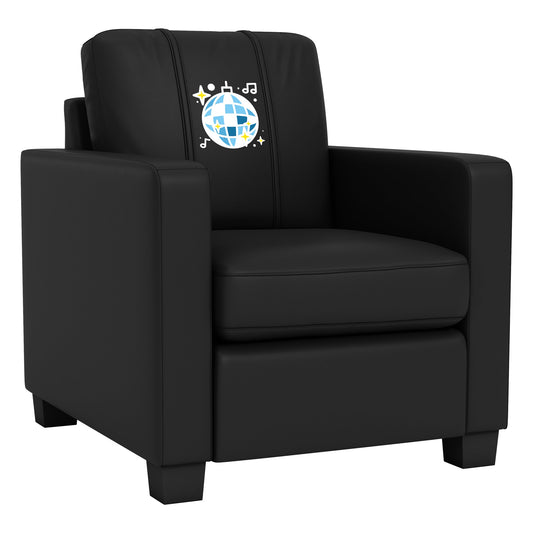 Dyno Stationary Club Chair with Disco Ball Logo Panel