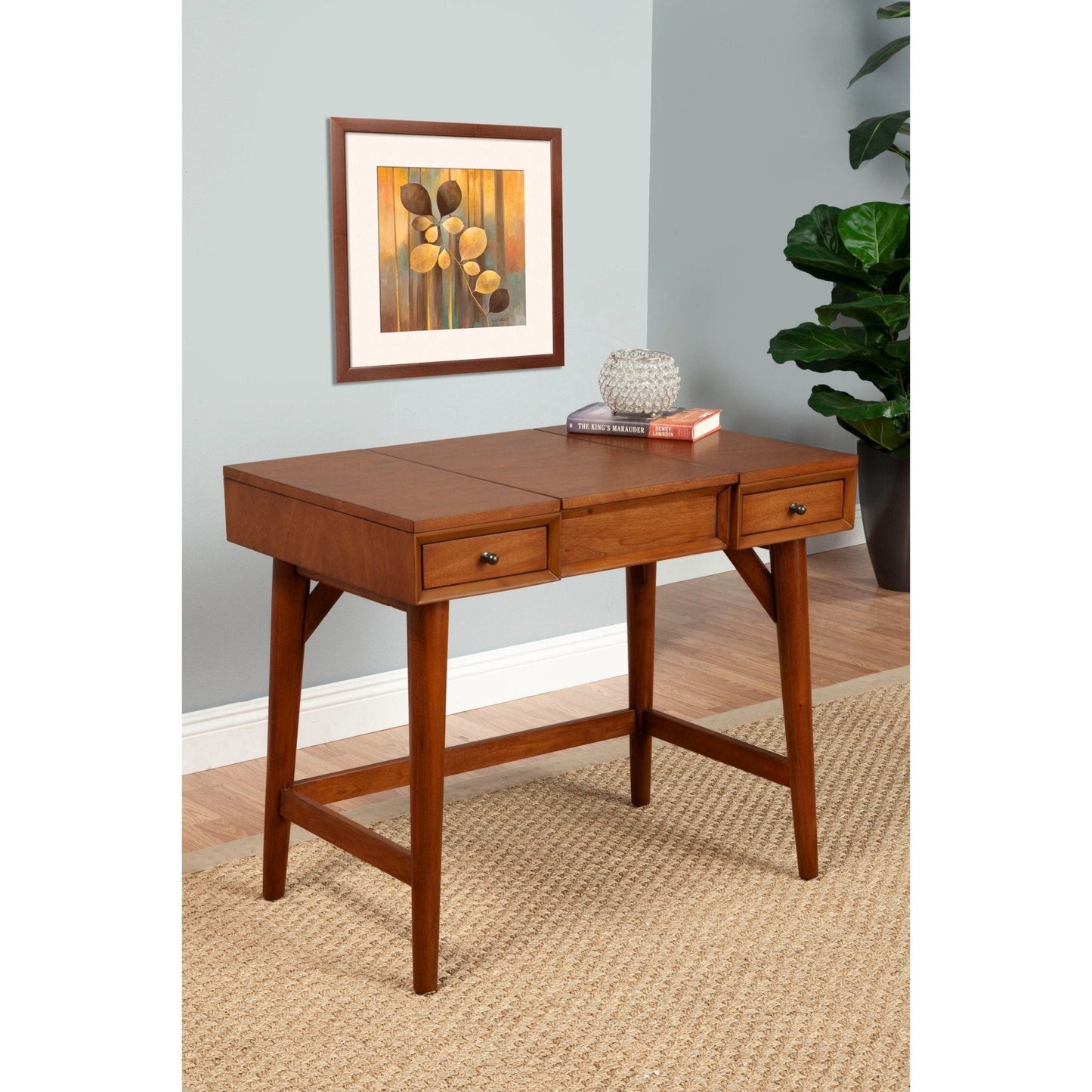 Flynn Bedroom Vanity, Cherry Acorn