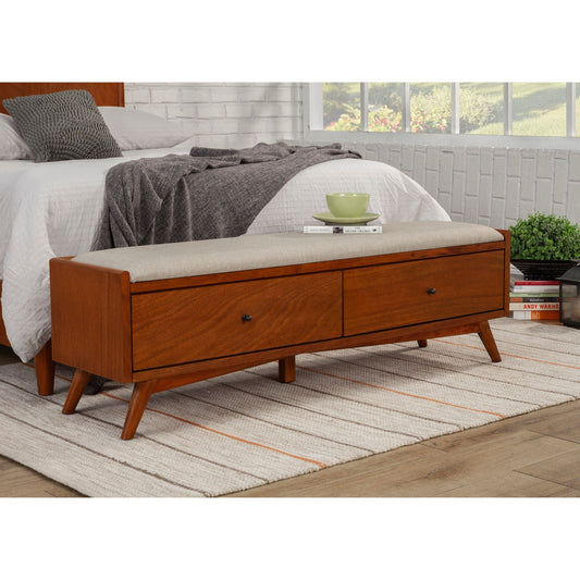 Flynn Bench, Cherry Acorn