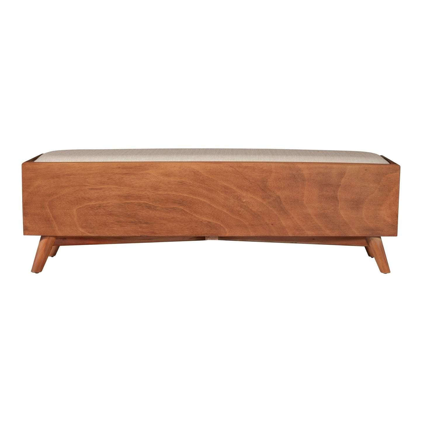 Flynn Bench, Cherry Acorn/White